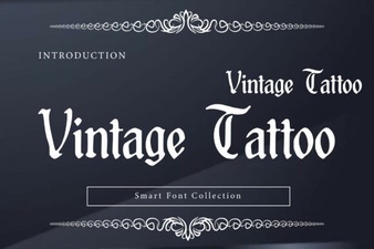 Choose & Craft Your Vintage Tattoo Font Style