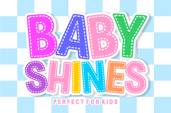 Baby Shines Font for Creative Diy Projects