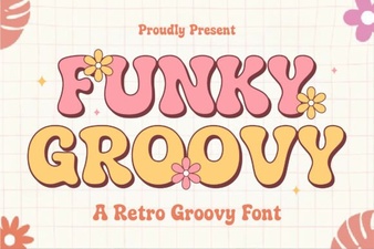 Funky Groovy Fonts for Creative Projects & Design