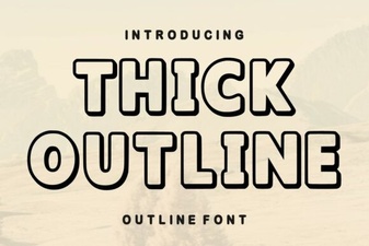 Thick Outline Fonts: Bold Design Styles & Uses