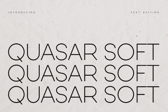 Quasar Font: Elegant Design for Modern Projects