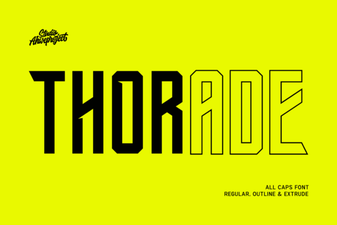 Thorade Font Download & License Details